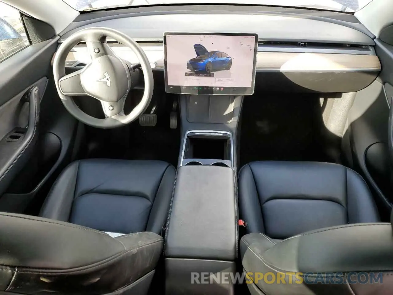 8 Photograph of a damaged car 7SAYGDEE6NF386736 TESLA MODEL Y 2022