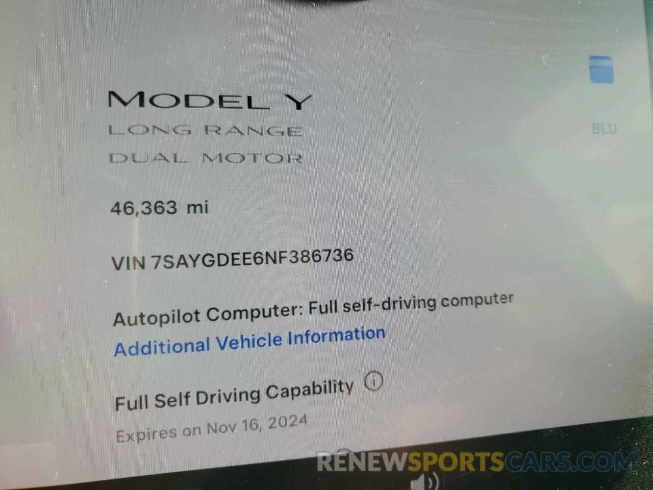 9 Photograph of a damaged car 7SAYGDEE6NF386736 TESLA MODEL Y 2022