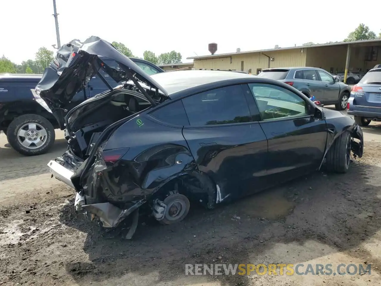 3 Photograph of a damaged car 7SAYGDEE6NF386753 TESLA MODEL Y 2022