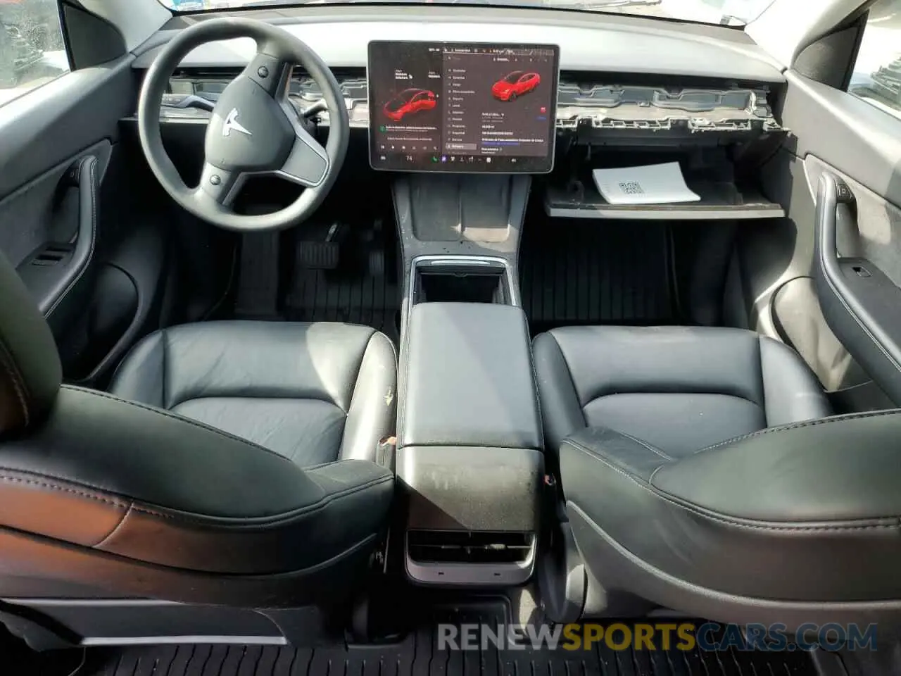 8 Photograph of a damaged car 7SAYGDEE6NF386753 TESLA MODEL Y 2022