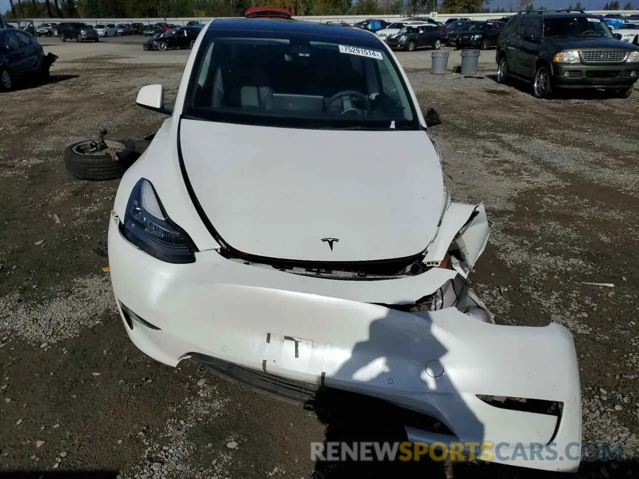 5 Photograph of a damaged car 7SAYGDEE6NF408976 TESLA MODEL Y 2022