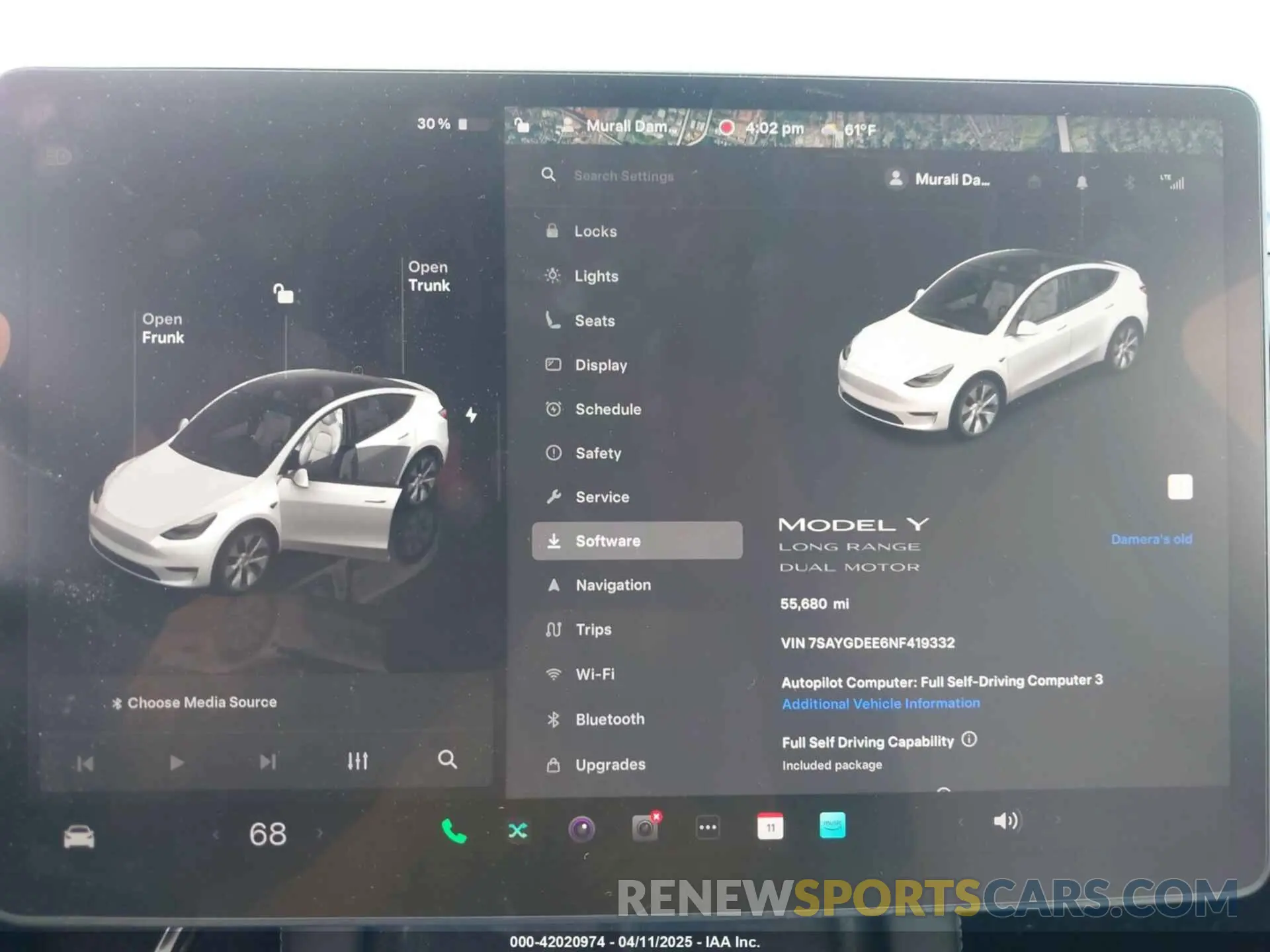 18 Photograph of a damaged car 7SAYGDEE6NF419332 TESLA MODEL Y 2022