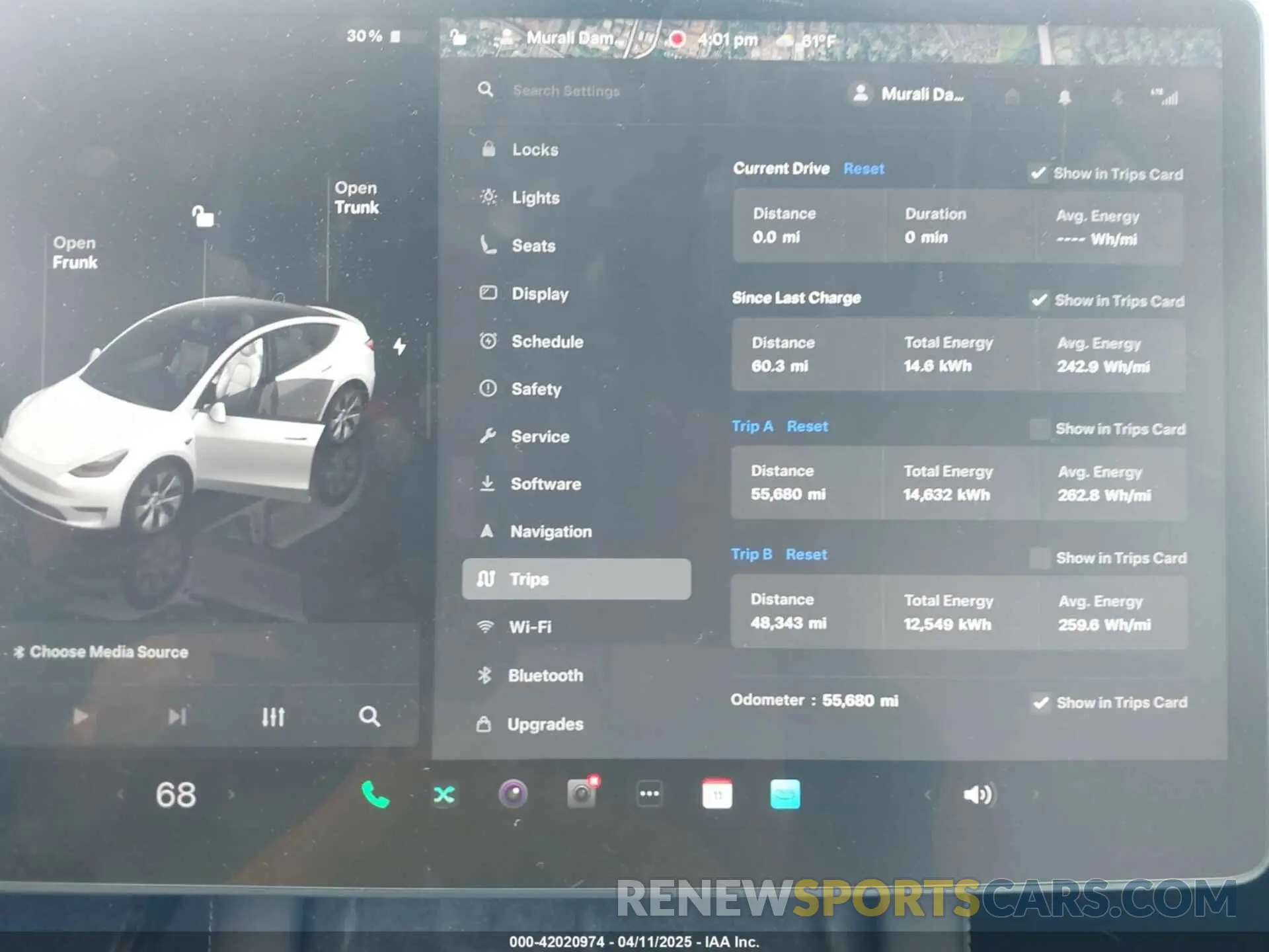 7 Photograph of a damaged car 7SAYGDEE6NF419332 TESLA MODEL Y 2022
