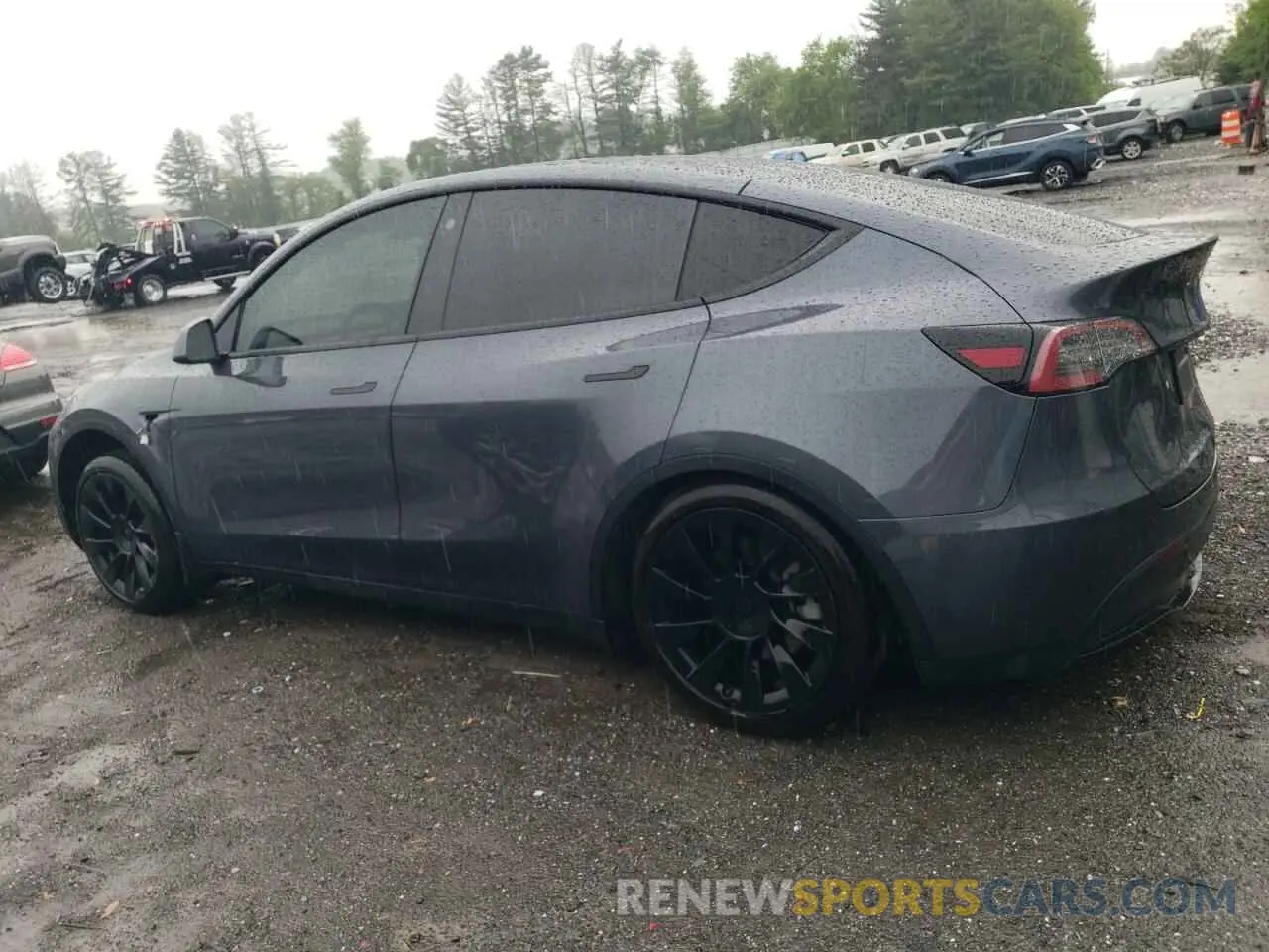 2 Photograph of a damaged car 7SAYGDEE6NF429407 TESLA MODEL Y 2022