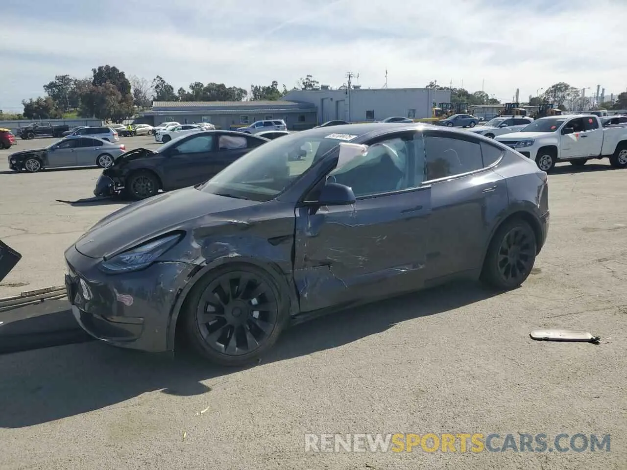 1 Photograph of a damaged car 7SAYGDEE6NF432419 TESLA MODEL Y 2022