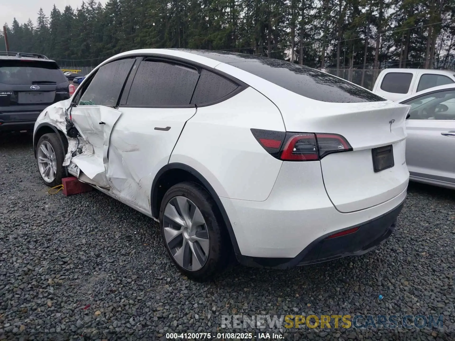 3 Photograph of a damaged car 7SAYGDEE6NF451259 TESLA MODEL Y 2022