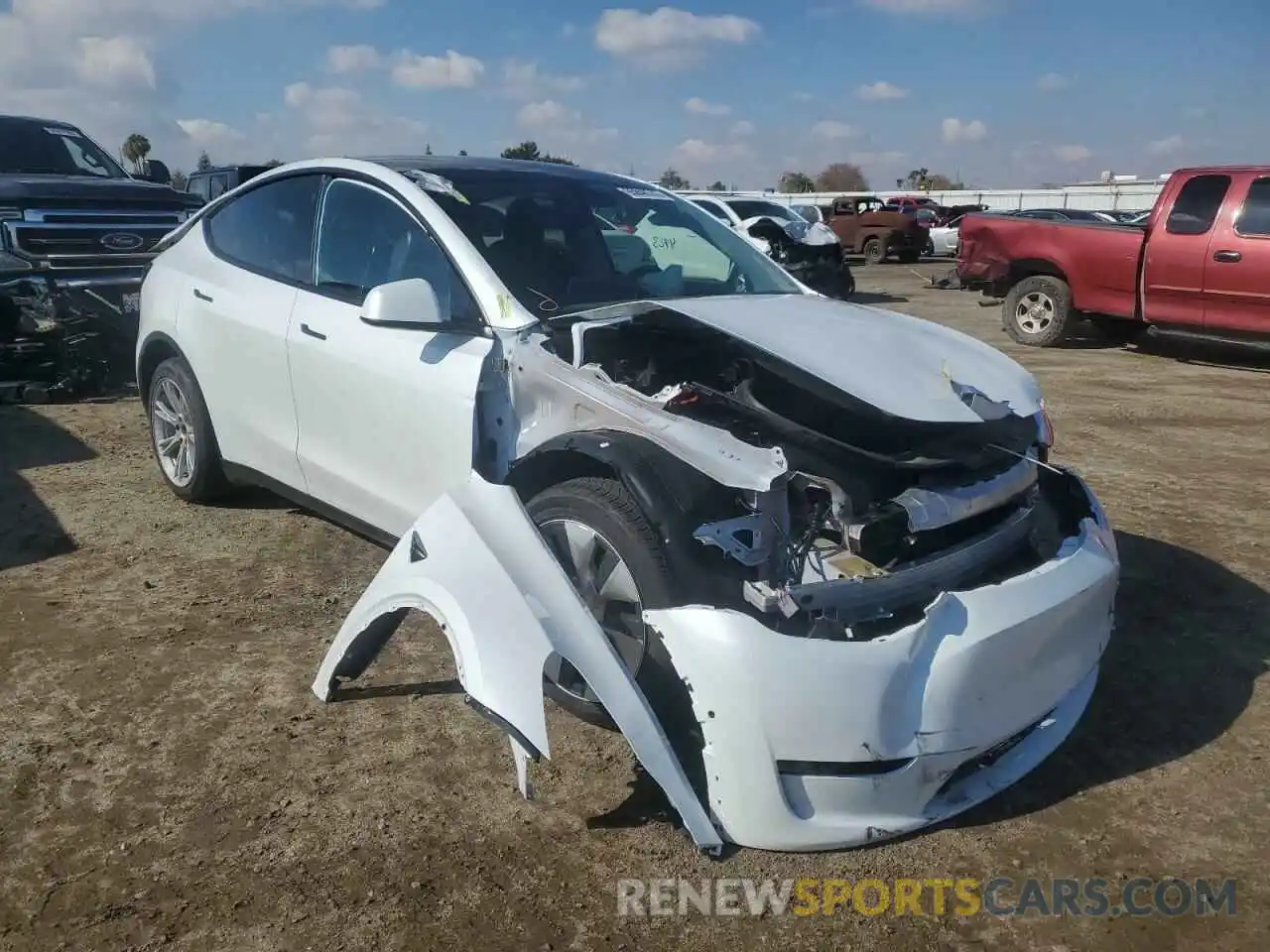 9 Photograph of a damaged car 7SAYGDEE6NF452881 TESLA MODEL Y 2022