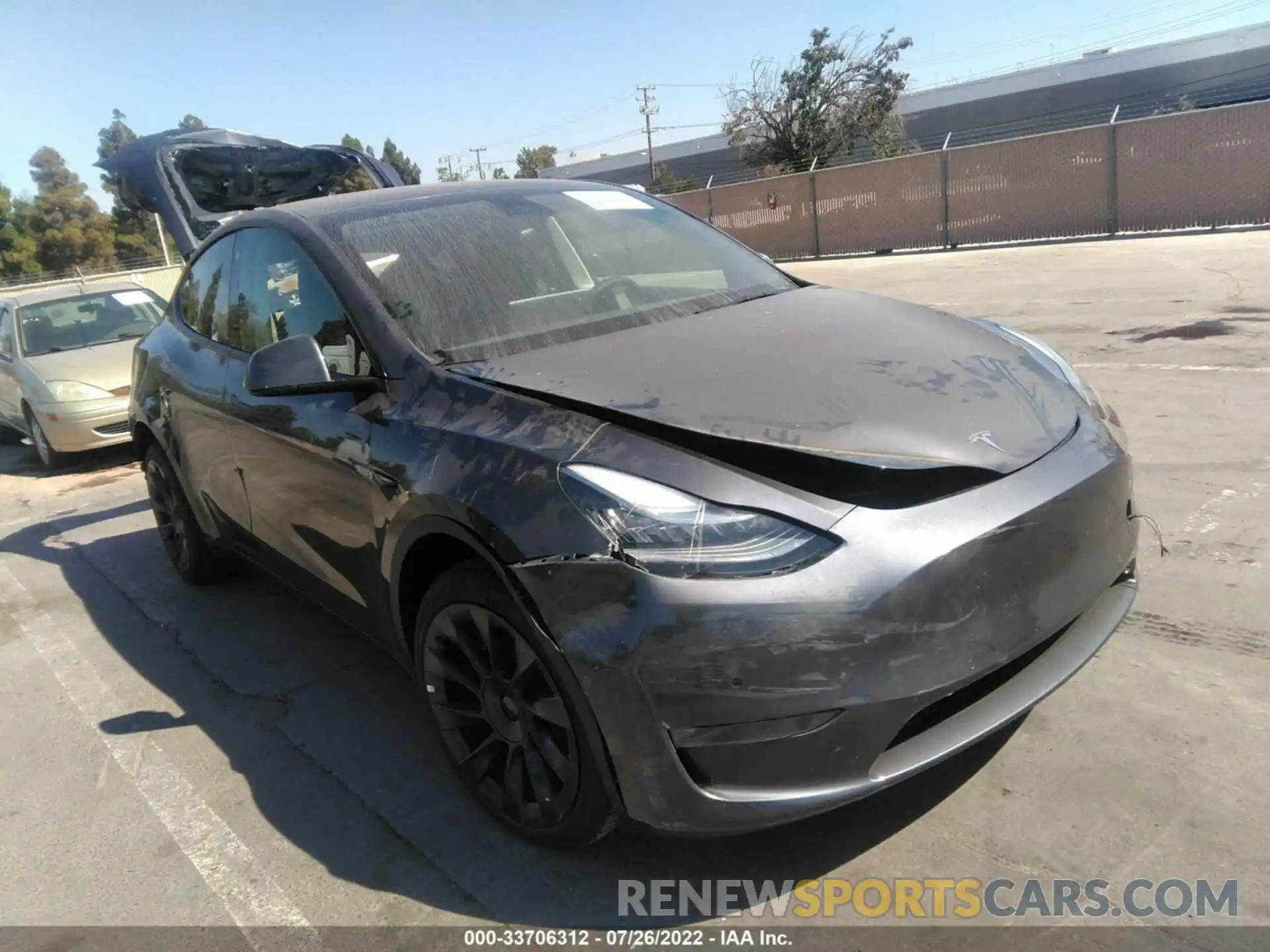 1 Photograph of a damaged car 7SAYGDEE6NF458261 TESLA MODEL Y 2022