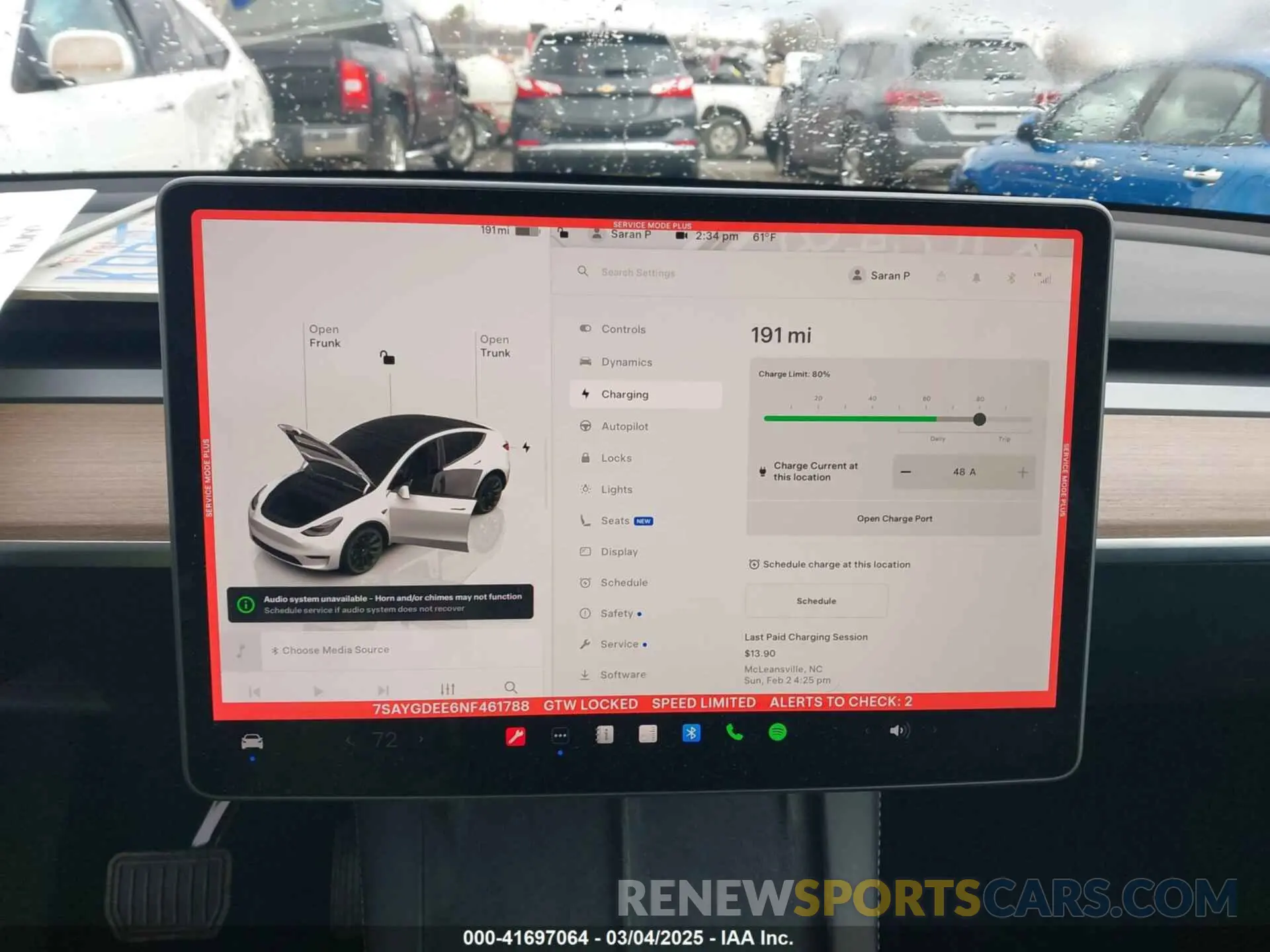 16 Photograph of a damaged car 7SAYGDEE6NF461788 TESLA MODEL Y 2022