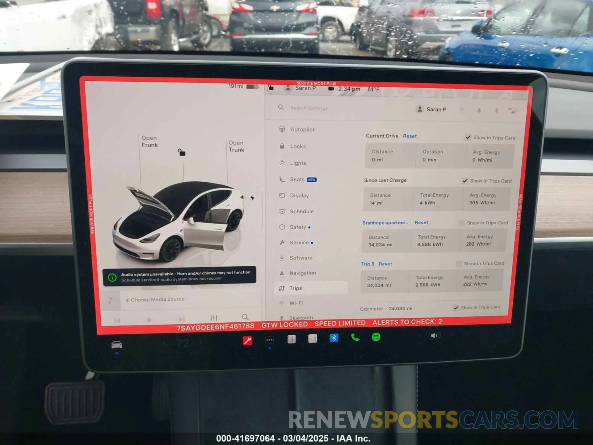 7 Photograph of a damaged car 7SAYGDEE6NF461788 TESLA MODEL Y 2022