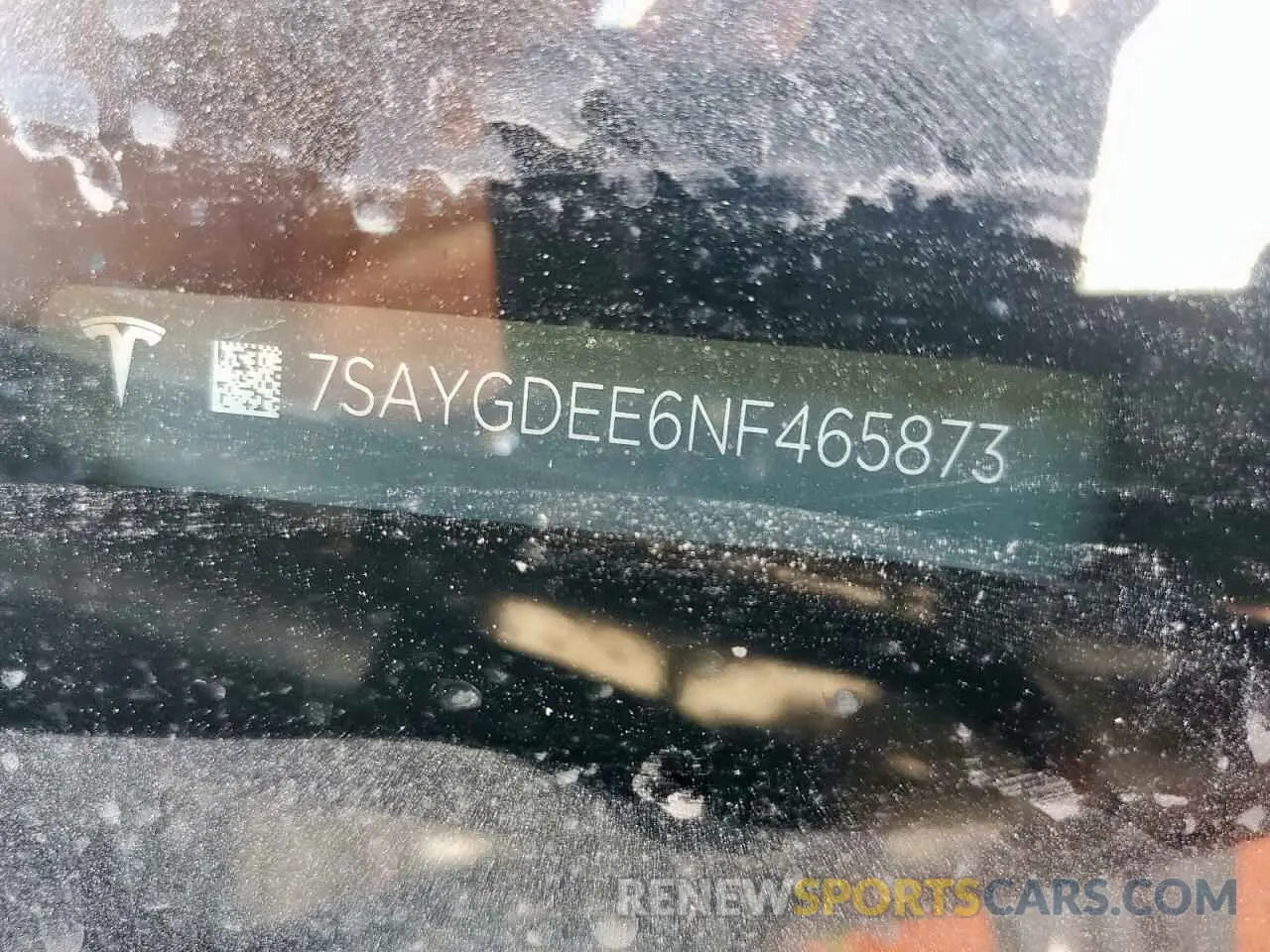12 Photograph of a damaged car 7SAYGDEE6NF465873 TESLA MODEL Y 2022