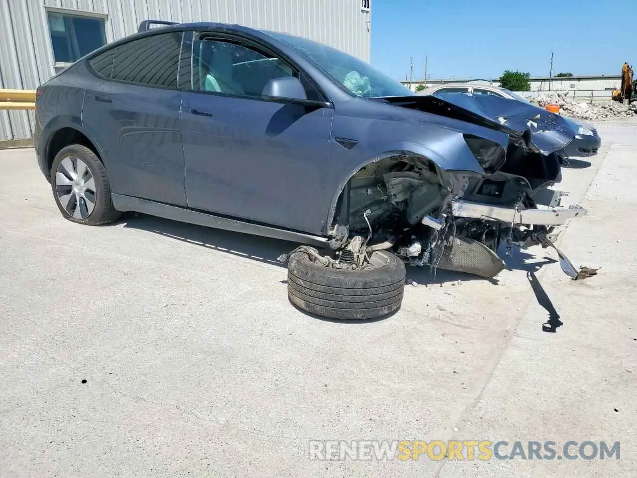 4 Photograph of a damaged car 7SAYGDEE6NF465873 TESLA MODEL Y 2022