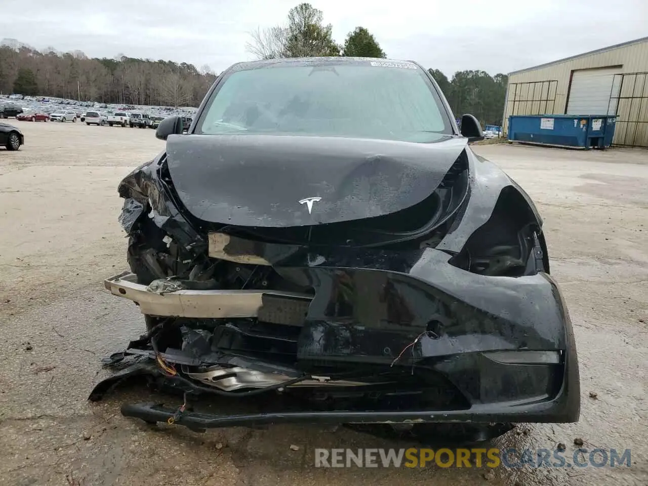 5 Photograph of a damaged car 7SAYGDEE6NF481328 TESLA MODEL Y 2022