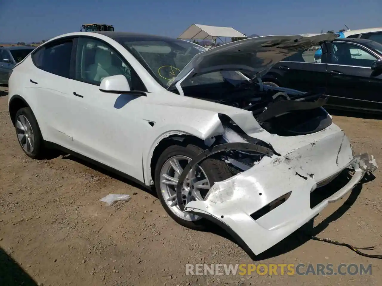 1 Photograph of a damaged car 7SAYGDEE6NF511038 TESLA MODEL Y 2022