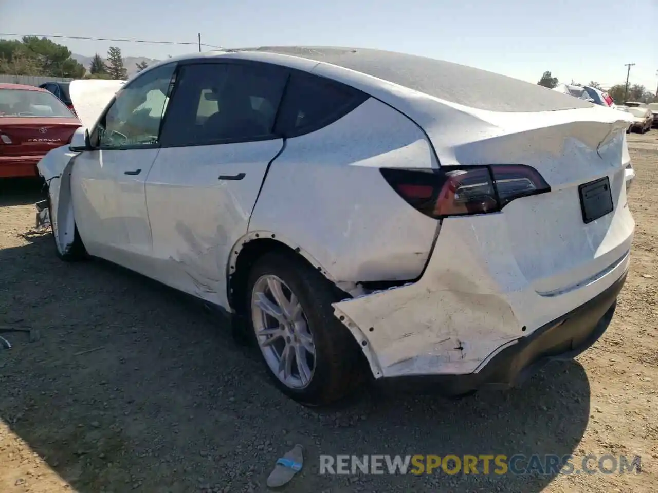 3 Photograph of a damaged car 7SAYGDEE6NF511038 TESLA MODEL Y 2022