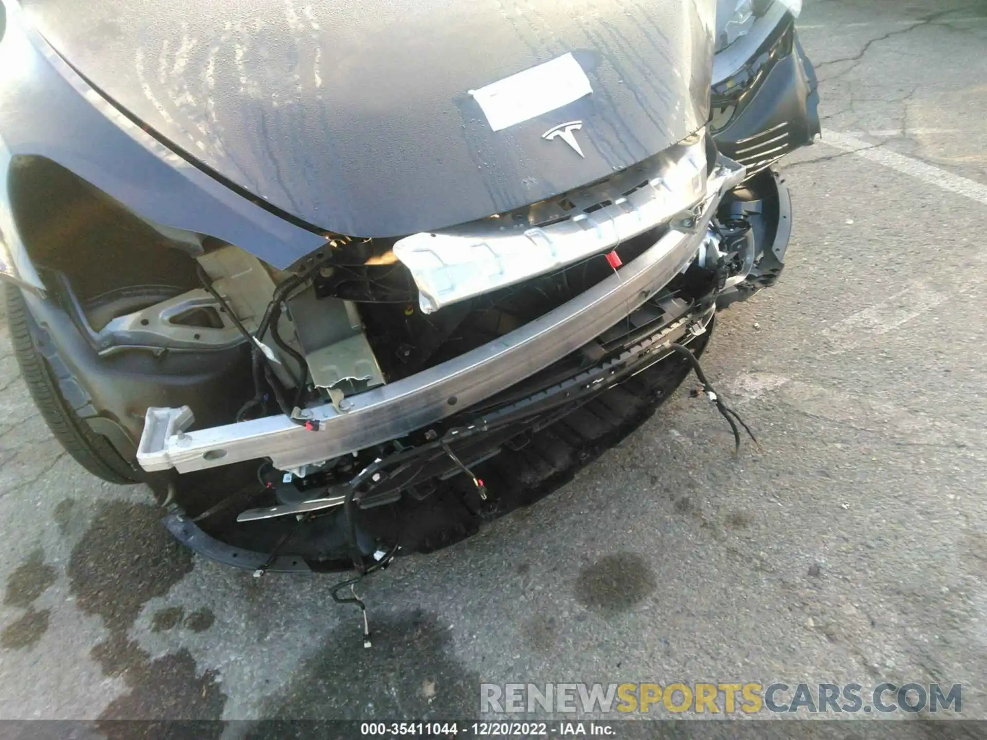 6 Photograph of a damaged car 7SAYGDEE6NF560417 TESLA MODEL Y 2022