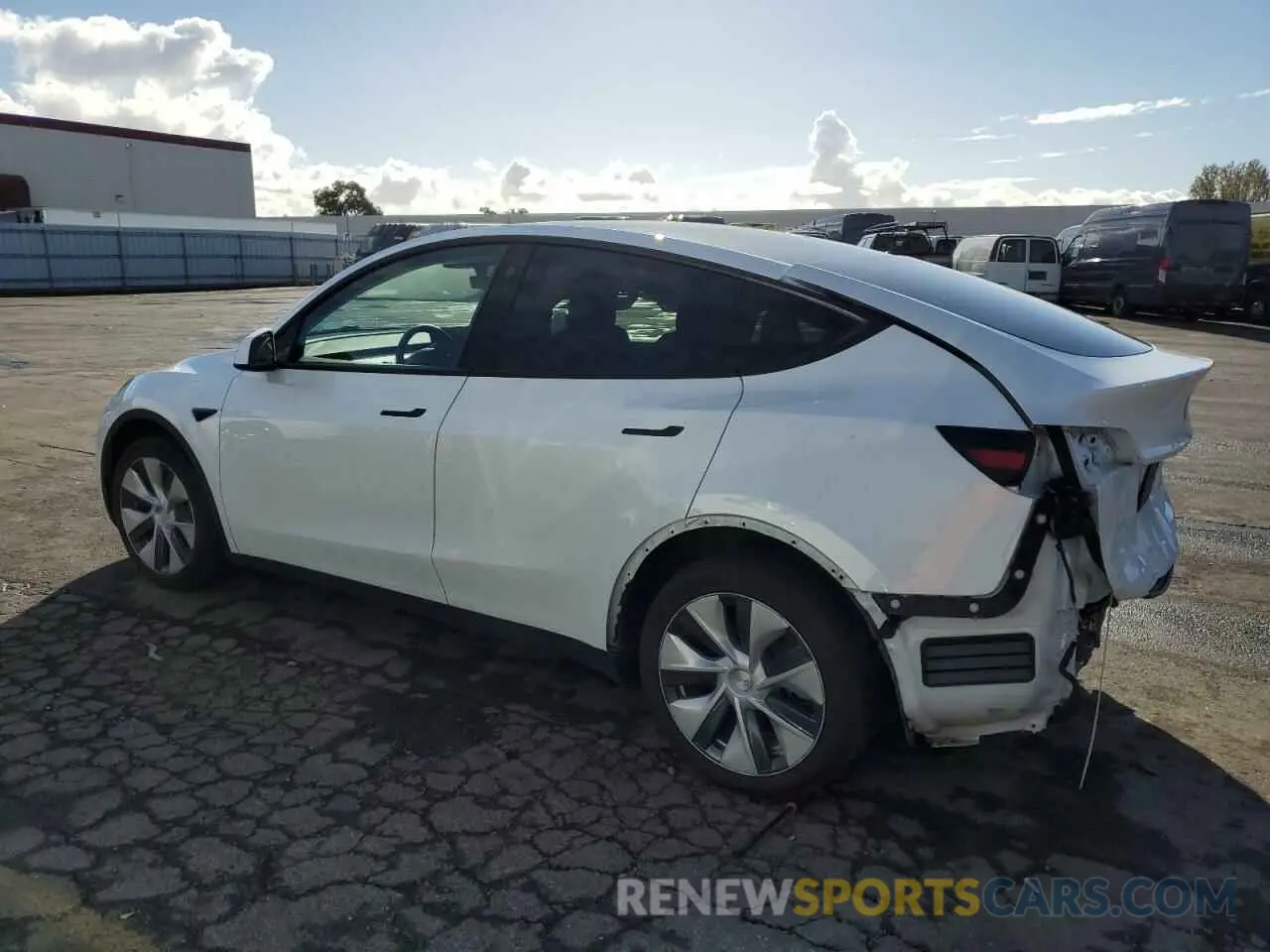 2 Photograph of a damaged car 7SAYGDEE6NF567500 TESLA MODEL Y 2022