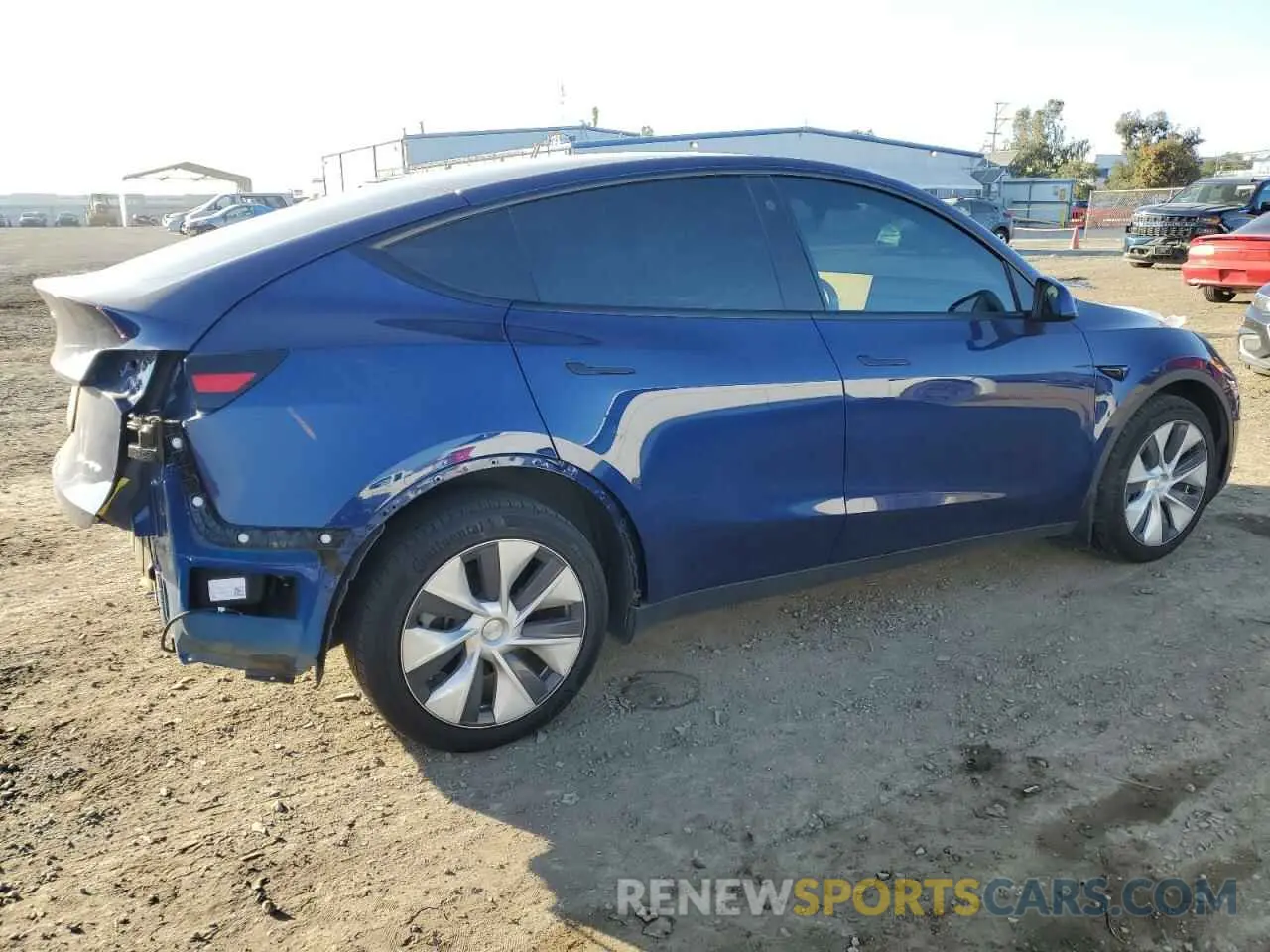 3 Photograph of a damaged car 7SAYGDEE6NF572275 TESLA MODEL Y 2022