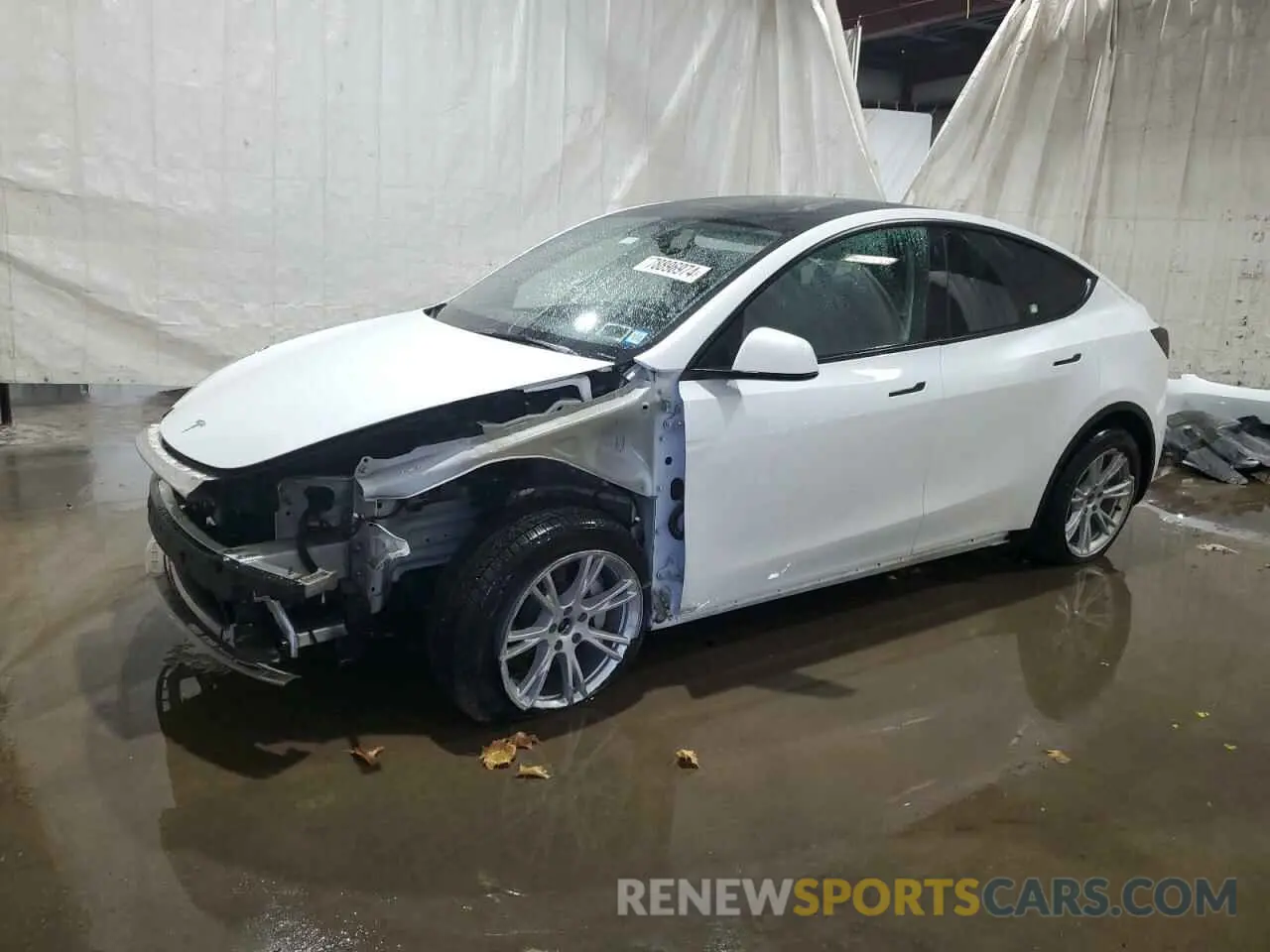 1 Photograph of a damaged car 7SAYGDEE7NA010026 TESLA MODEL Y 2022