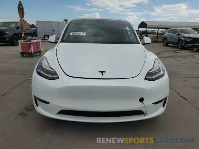 5 Photograph of a damaged car 7SAYGDEE7NA010463 TESLA MODEL Y 2022