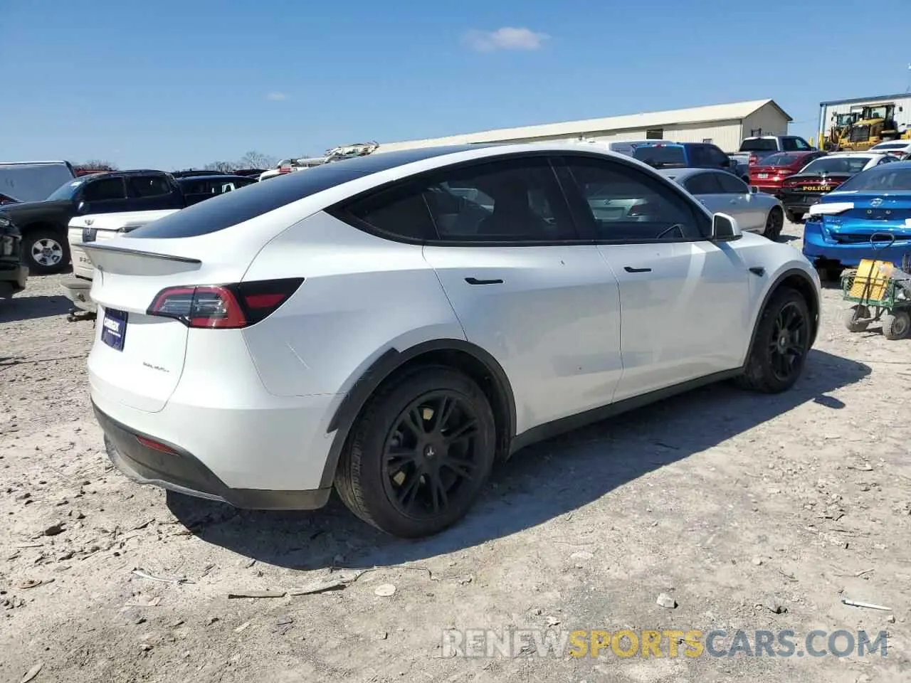 3 Photograph of a damaged car 7SAYGDEE7NA012634 TESLA MODEL Y 2022