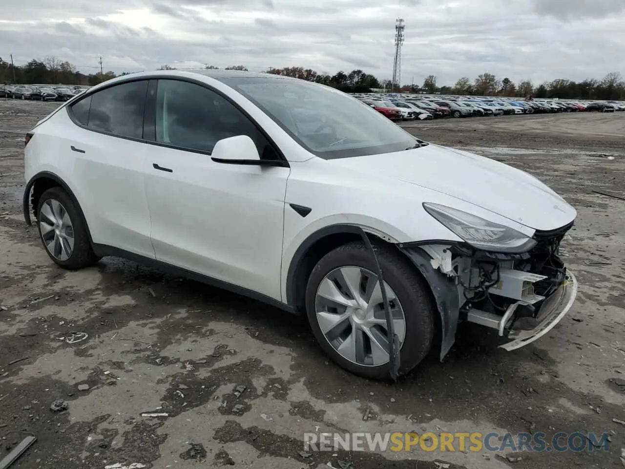 4 Photograph of a damaged car 7SAYGDEE7NA018739 TESLA MODEL Y 2022