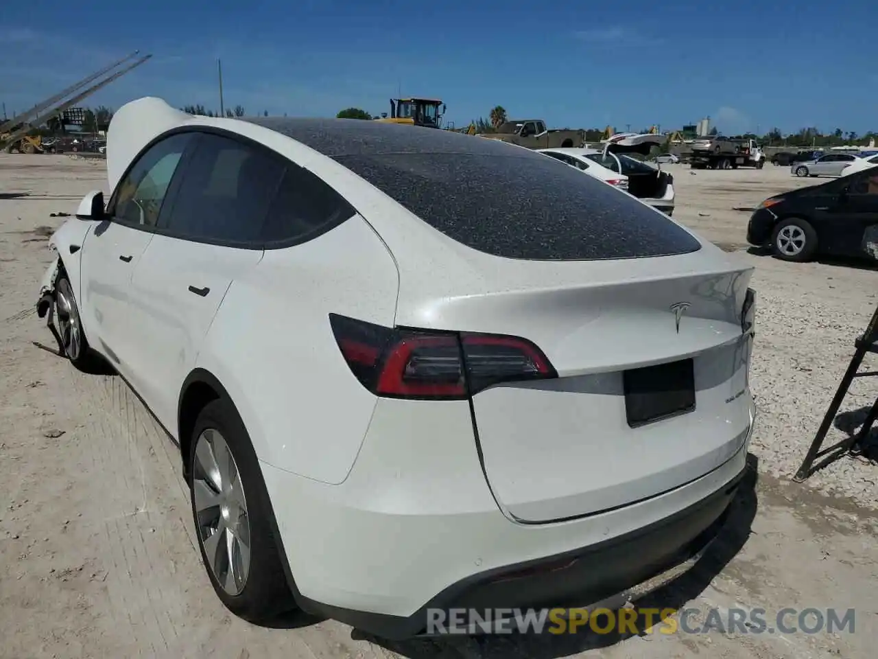 3 Photograph of a damaged car 7SAYGDEE7NF307333 TESLA MODEL Y 2022