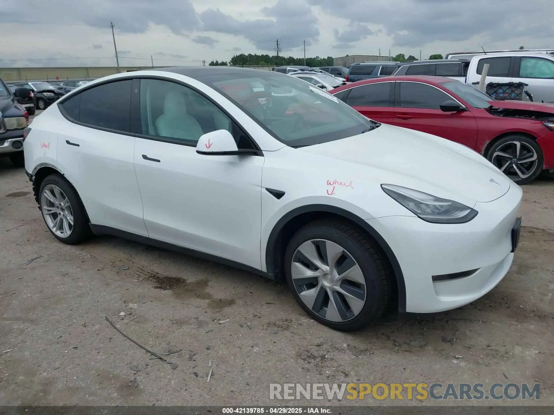 1 Photograph of a damaged car 7SAYGDEE7NF310555 TESLA MODEL Y 2022