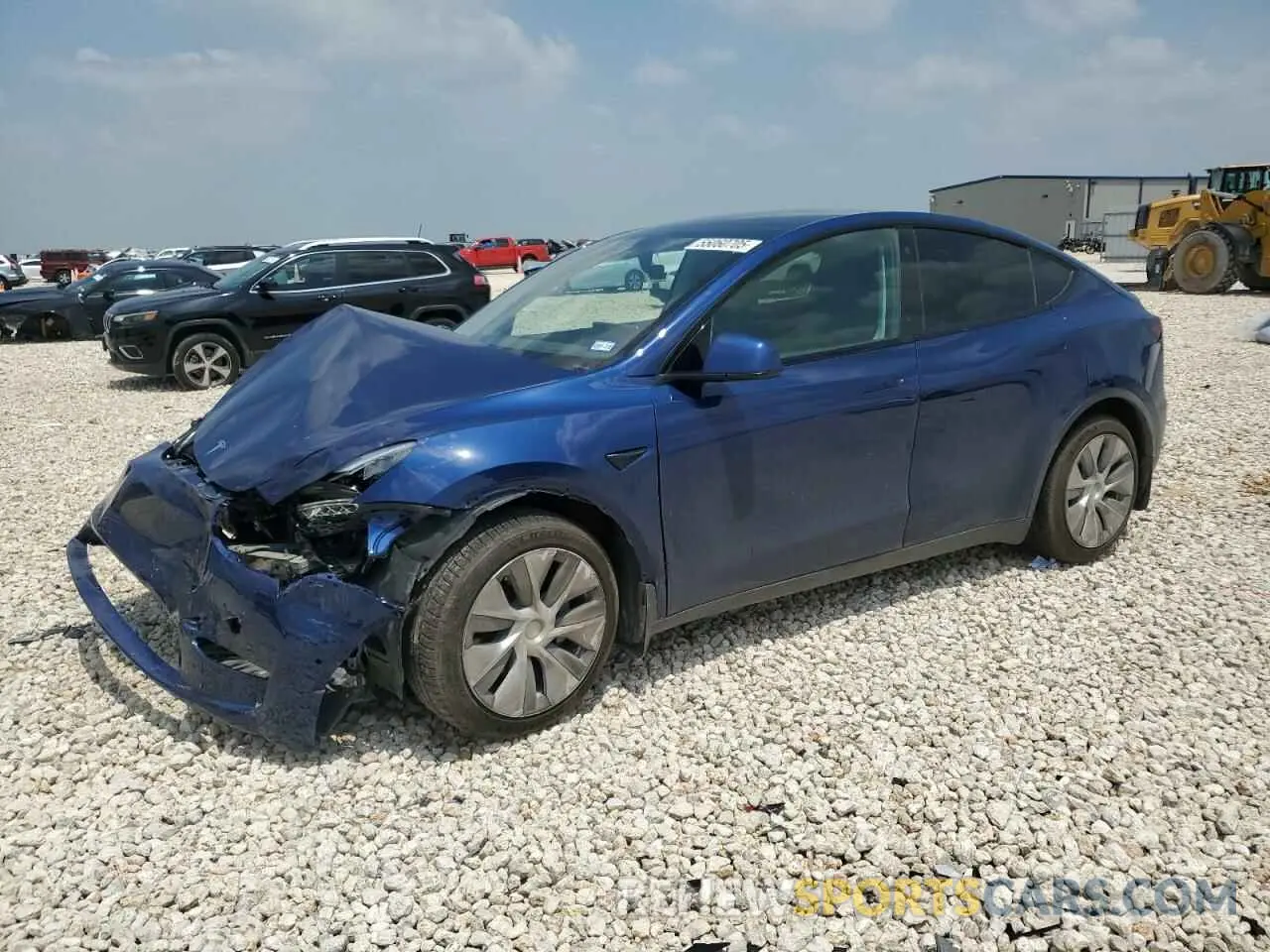 1 Photograph of a damaged car 7SAYGDEE7NF313228 TESLA MODEL Y 2022