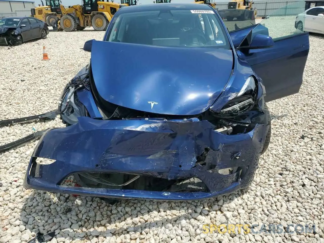 12 Photograph of a damaged car 7SAYGDEE7NF313228 TESLA MODEL Y 2022