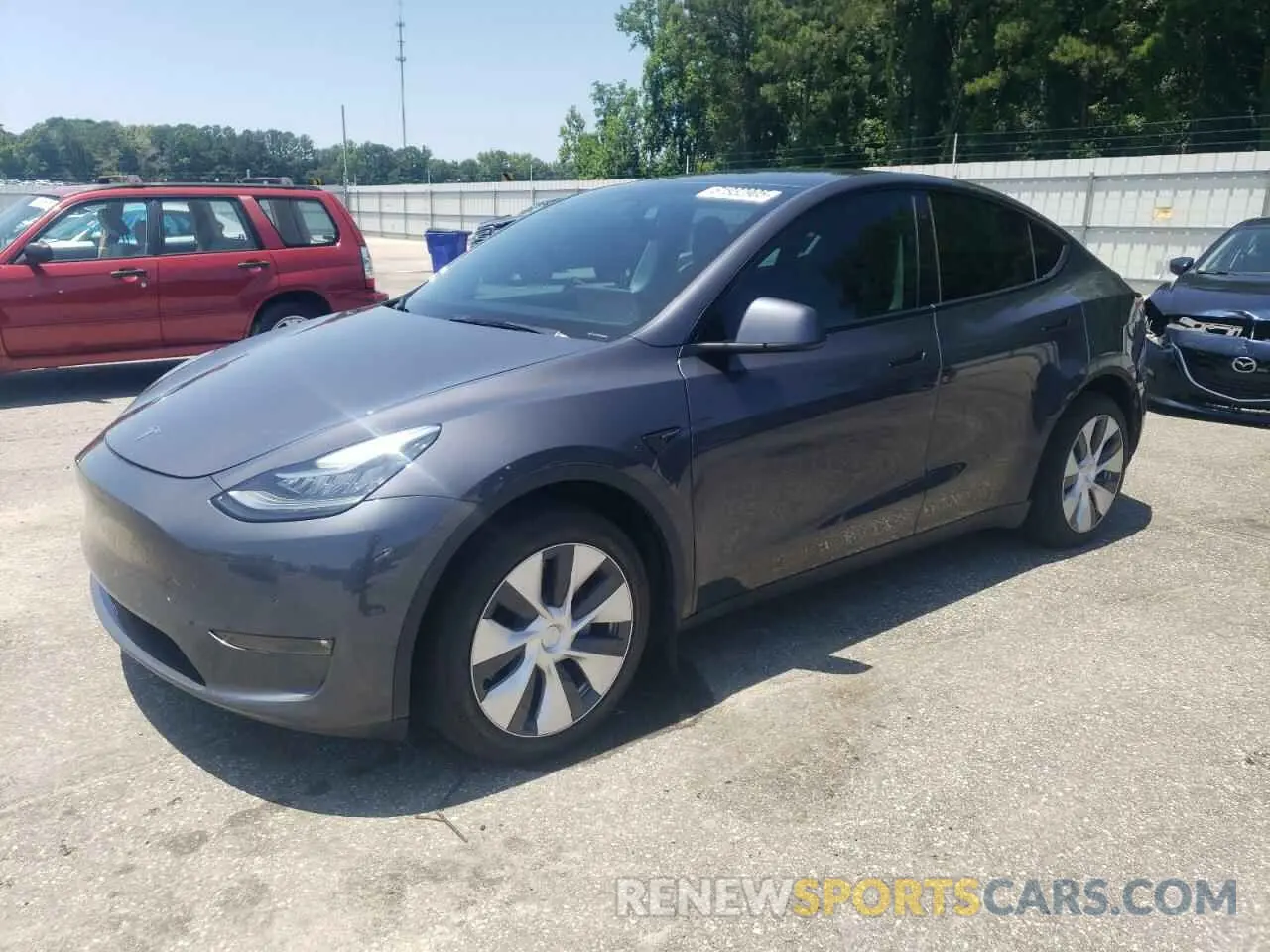 1 Photograph of a damaged car 7SAYGDEE7NF325573 TESLA MODEL Y 2022