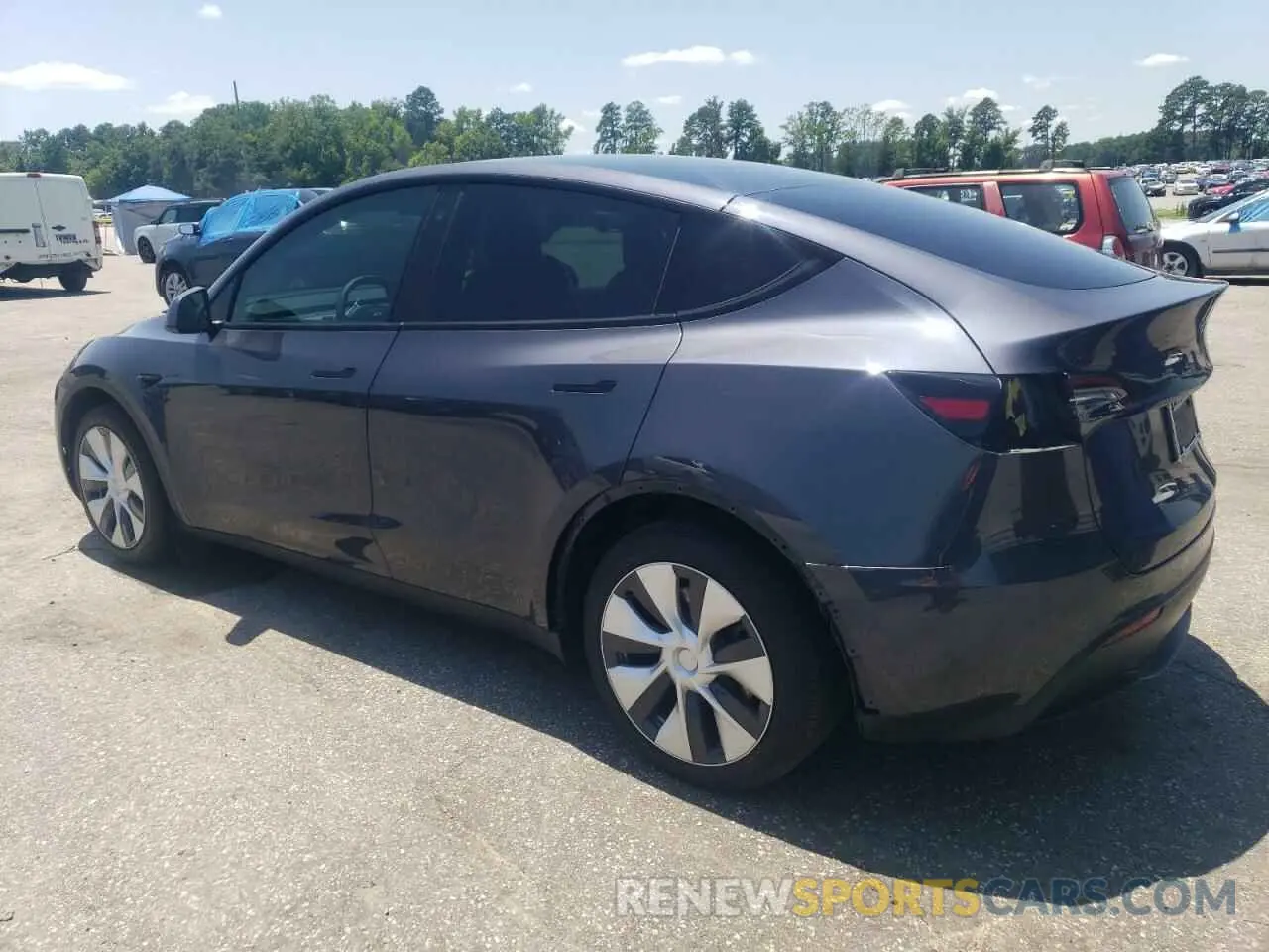 2 Photograph of a damaged car 7SAYGDEE7NF325573 TESLA MODEL Y 2022
