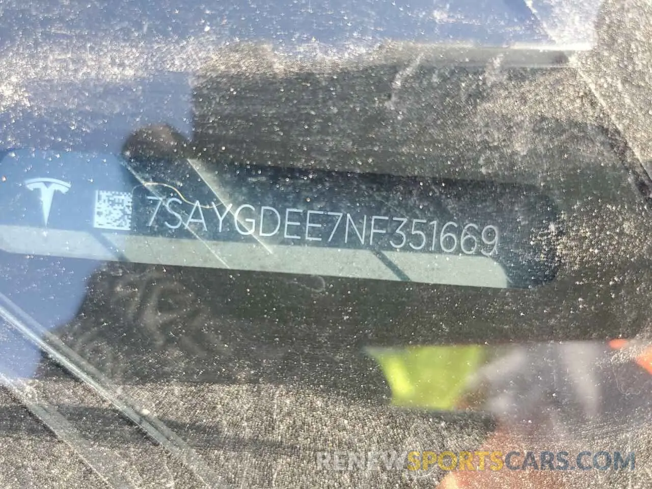 13 Photograph of a damaged car 7SAYGDEE7NF351669 TESLA MODEL Y 2022