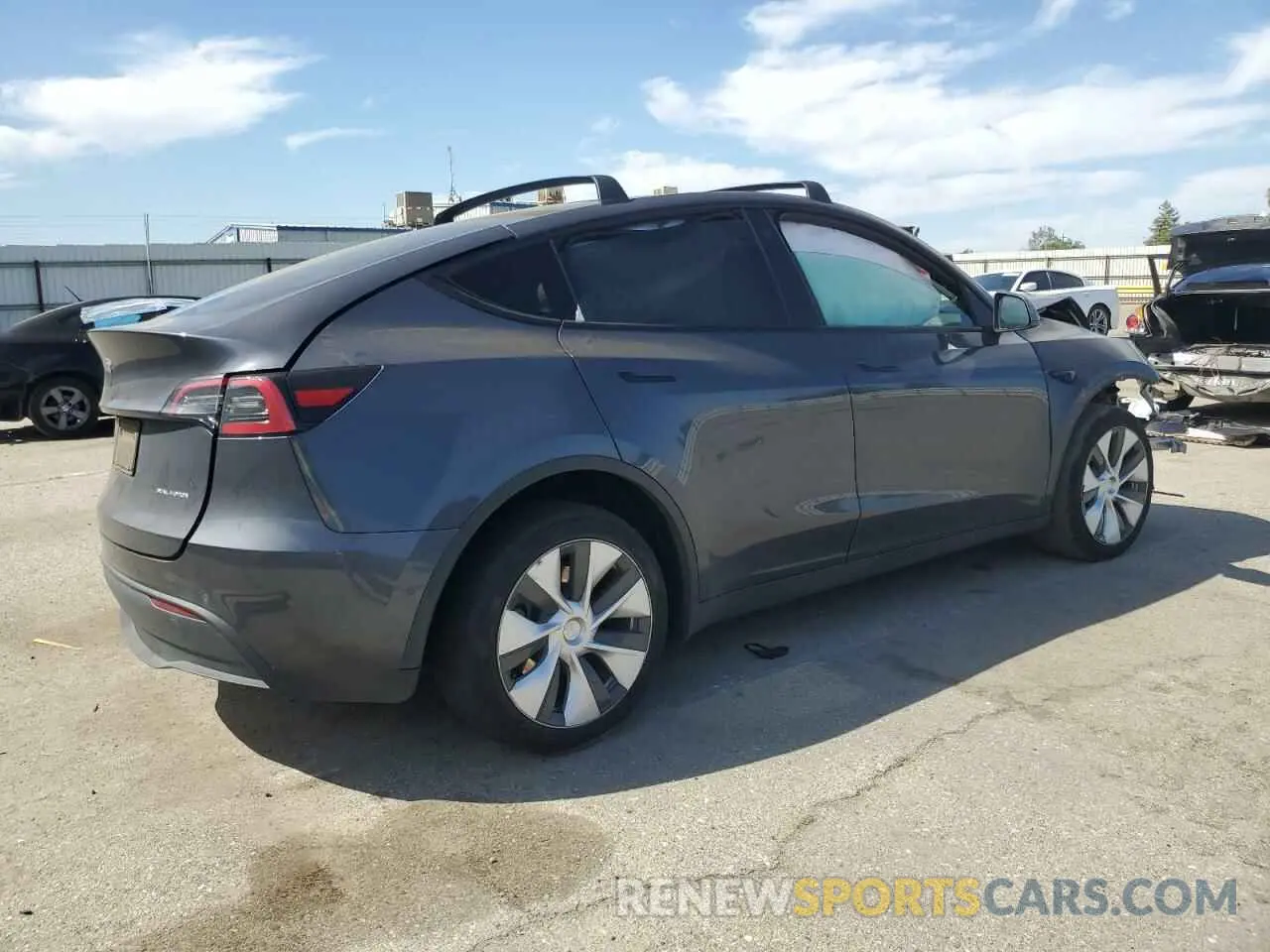 3 Photograph of a damaged car 7SAYGDEE7NF351669 TESLA MODEL Y 2022