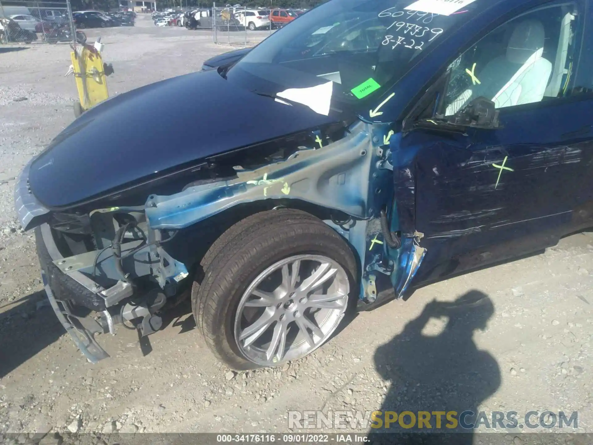 6 Photograph of a damaged car 7SAYGDEE7NF360498 TESLA MODEL Y 2022