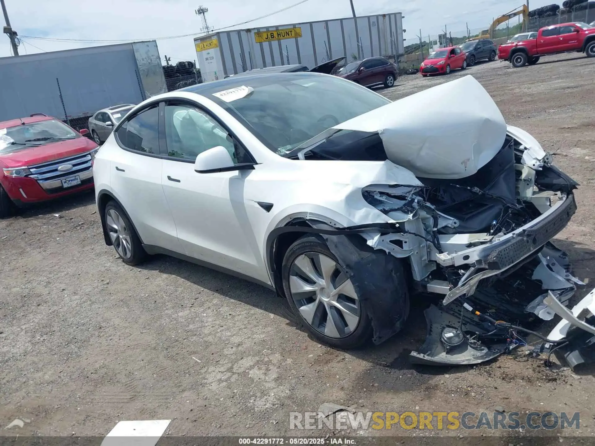 1 Photograph of a damaged car 7SAYGDEE7NF363238 TESLA MODEL Y 2022