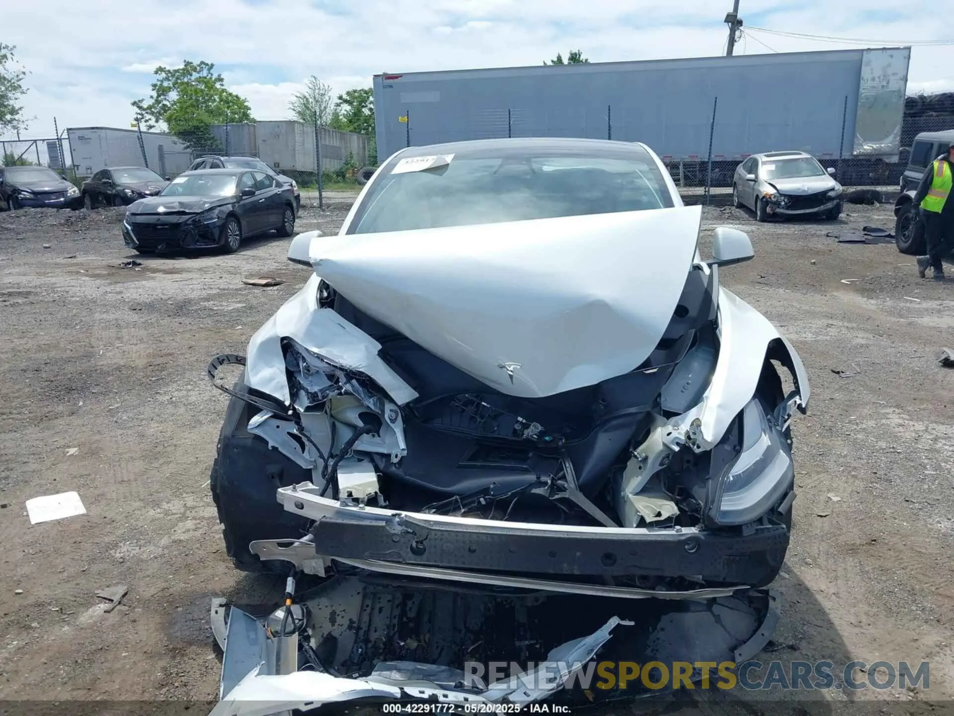 12 Photograph of a damaged car 7SAYGDEE7NF363238 TESLA MODEL Y 2022