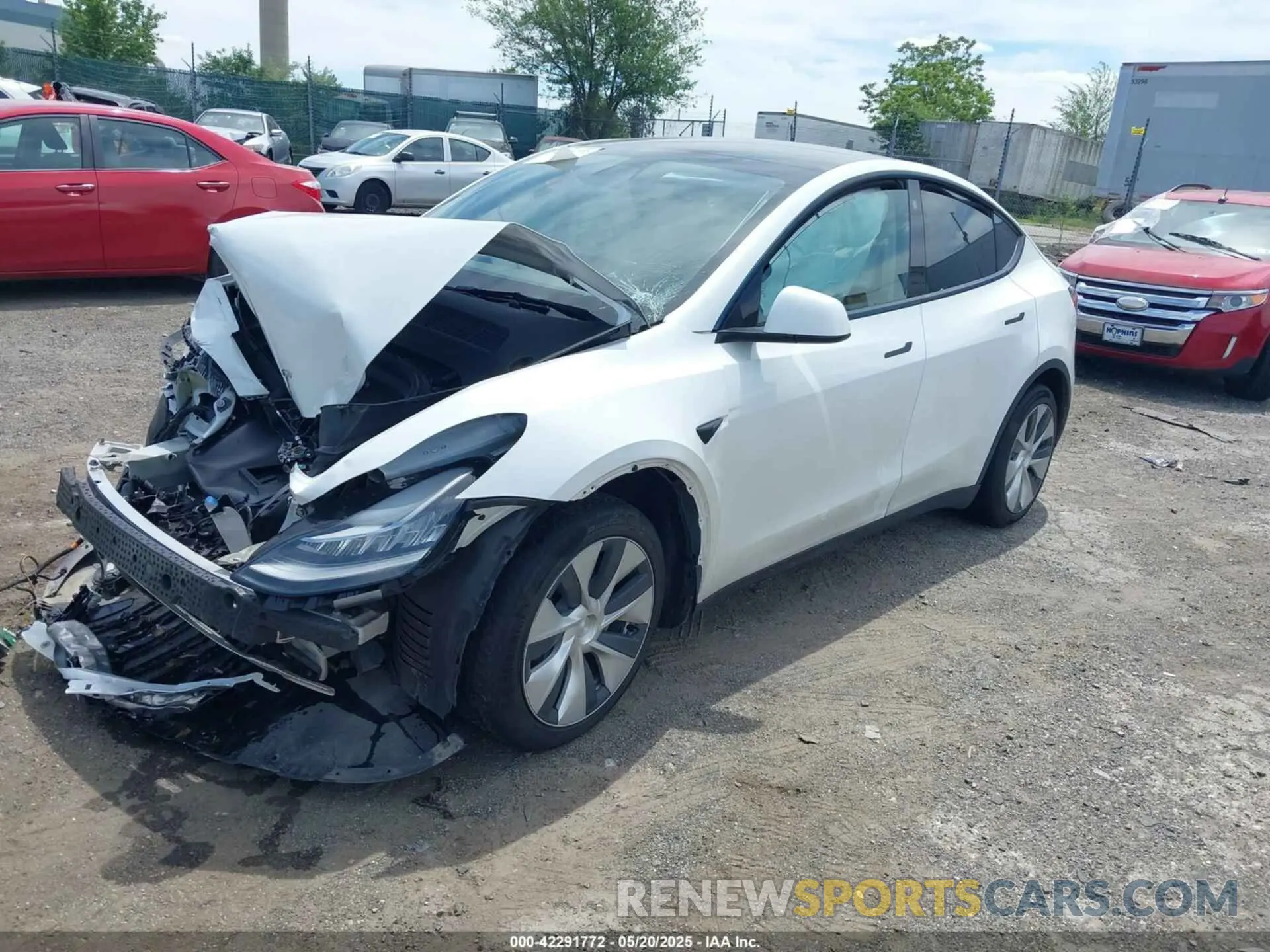 2 Photograph of a damaged car 7SAYGDEE7NF363238 TESLA MODEL Y 2022