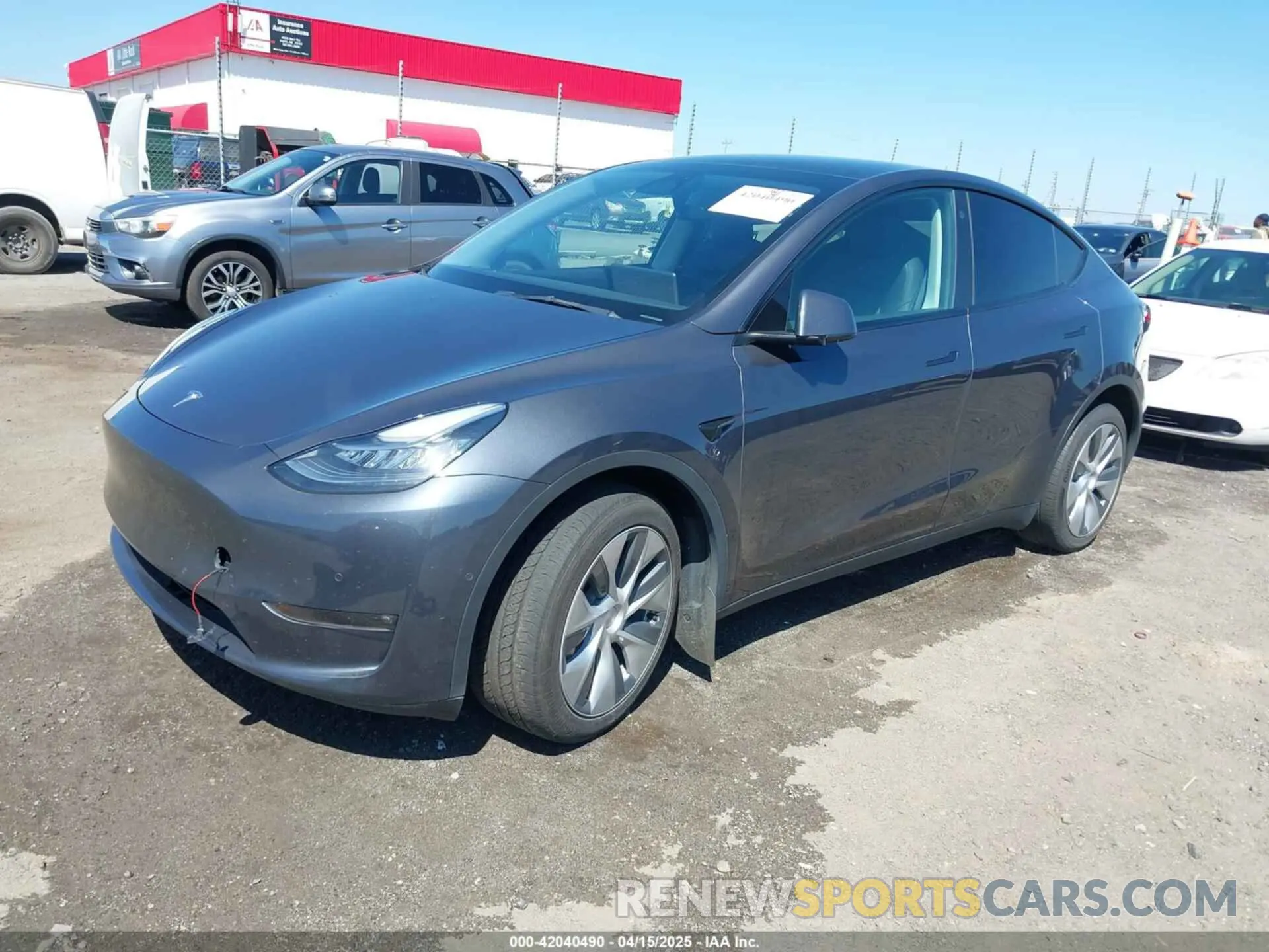 2 Photograph of a damaged car 7SAYGDEE7NF426404 TESLA MODEL Y 2022