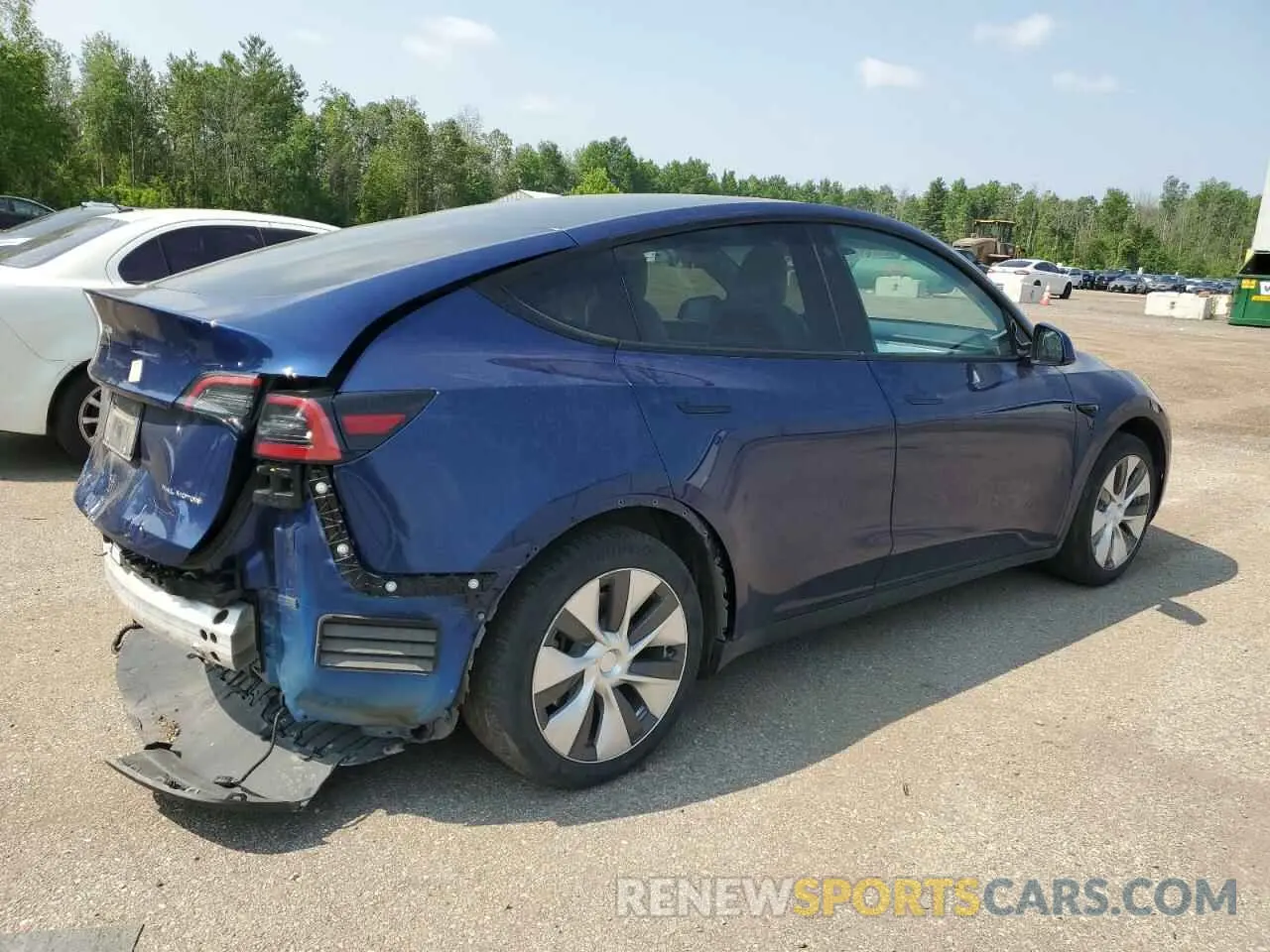 3 Photograph of a damaged car 7SAYGDEE7NF436897 TESLA MODEL Y 2022