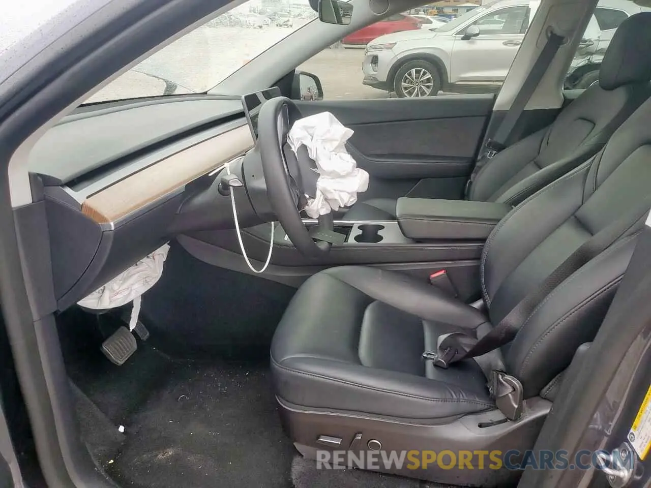 7 Photograph of a damaged car 7SAYGDEE7NF448824 TESLA MODEL Y 2022