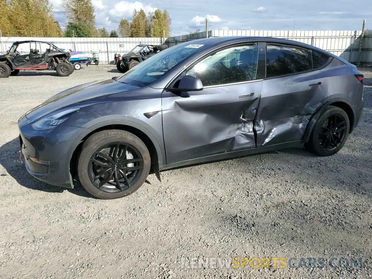 1 Photograph of a damaged car 7SAYGDEE7NF460553 TESLA MODEL Y 2022