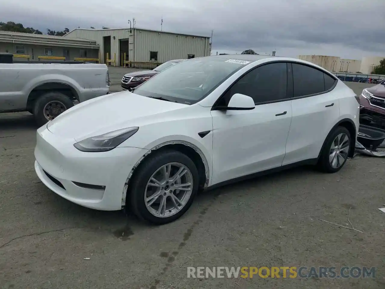 1 Photograph of a damaged car 7SAYGDEE7NF548373 TESLA MODEL Y 2022