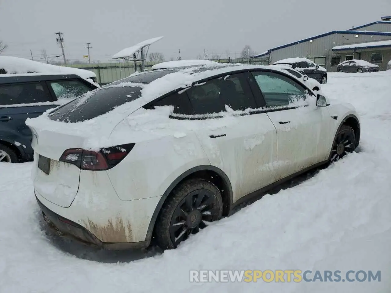 3 Photograph of a damaged car 7SAYGDEE8NA010567 TESLA MODEL Y 2022
