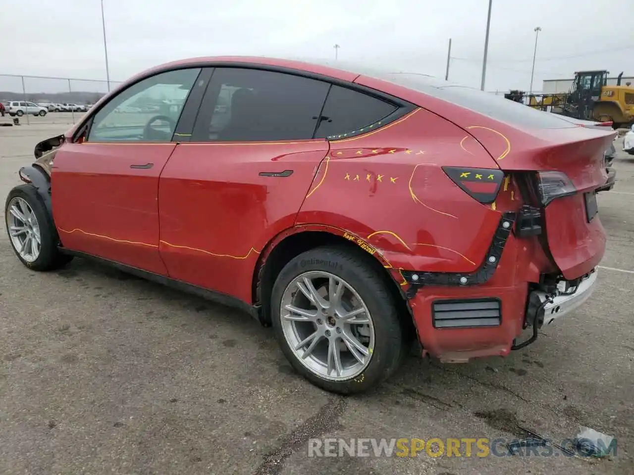 2 Photograph of a damaged car 7SAYGDEE8NA014893 TESLA MODEL Y 2022