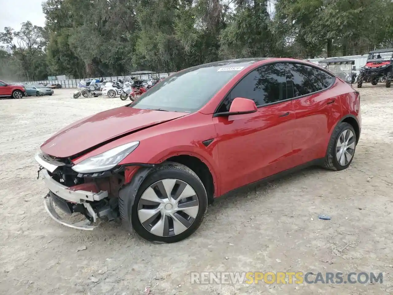 1 Photograph of a damaged car 7SAYGDEE8NA021343 TESLA MODEL Y 2022