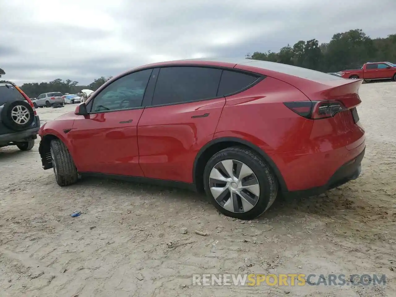 2 Photograph of a damaged car 7SAYGDEE8NA021343 TESLA MODEL Y 2022