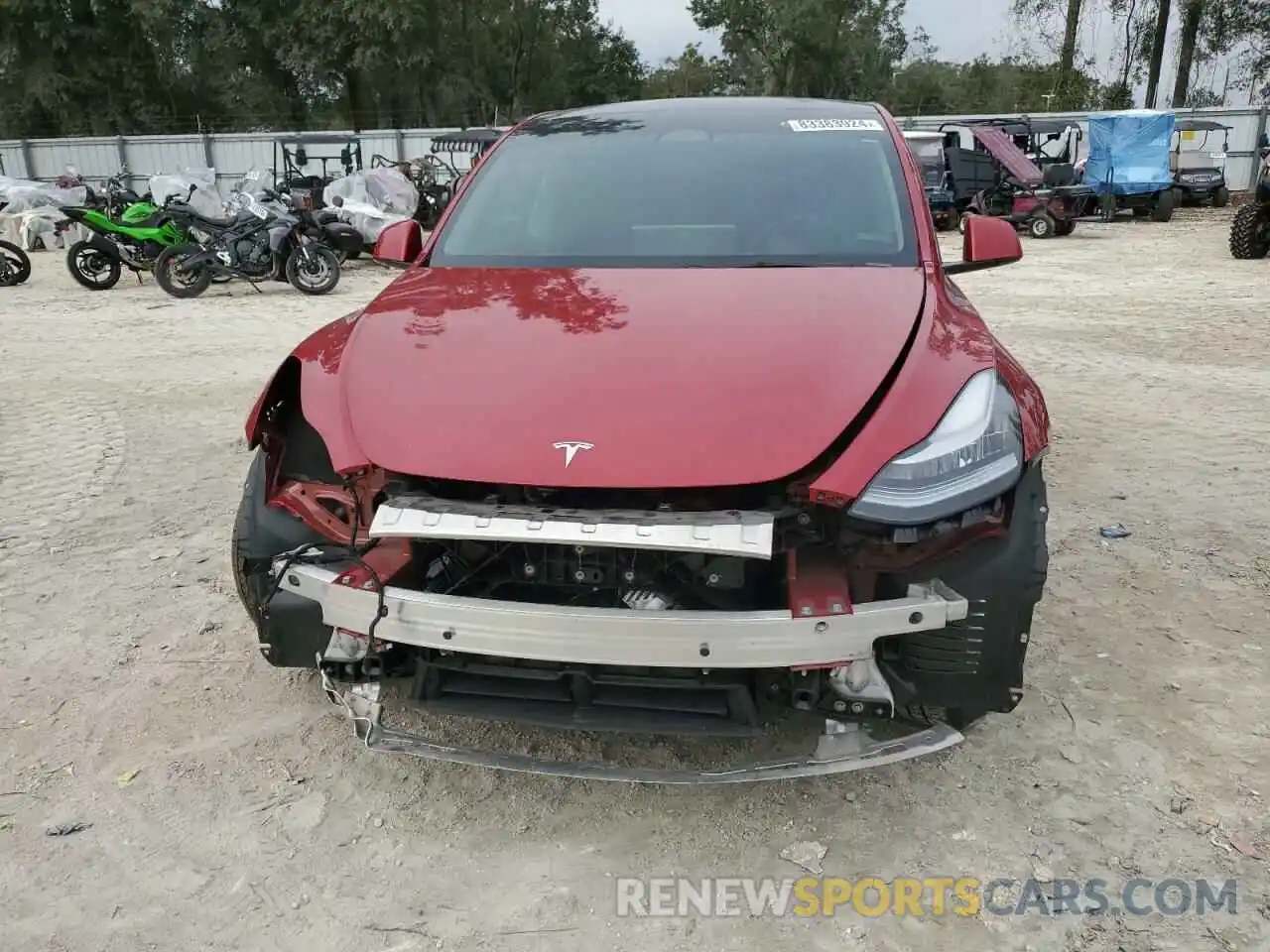 5 Photograph of a damaged car 7SAYGDEE8NA021343 TESLA MODEL Y 2022