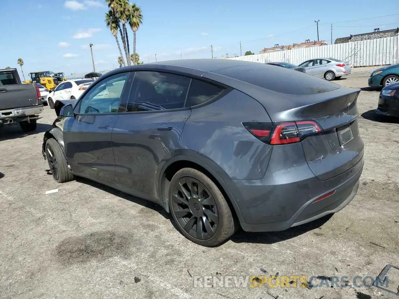 2 Photograph of a damaged car 7SAYGDEE8NA022735 TESLA MODEL Y 2022