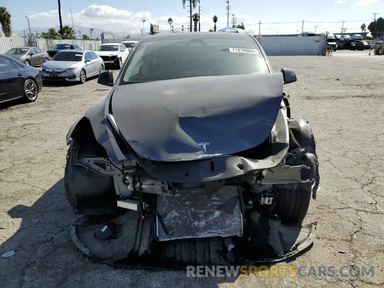 5 Photograph of a damaged car 7SAYGDEE8NA022735 TESLA MODEL Y 2022